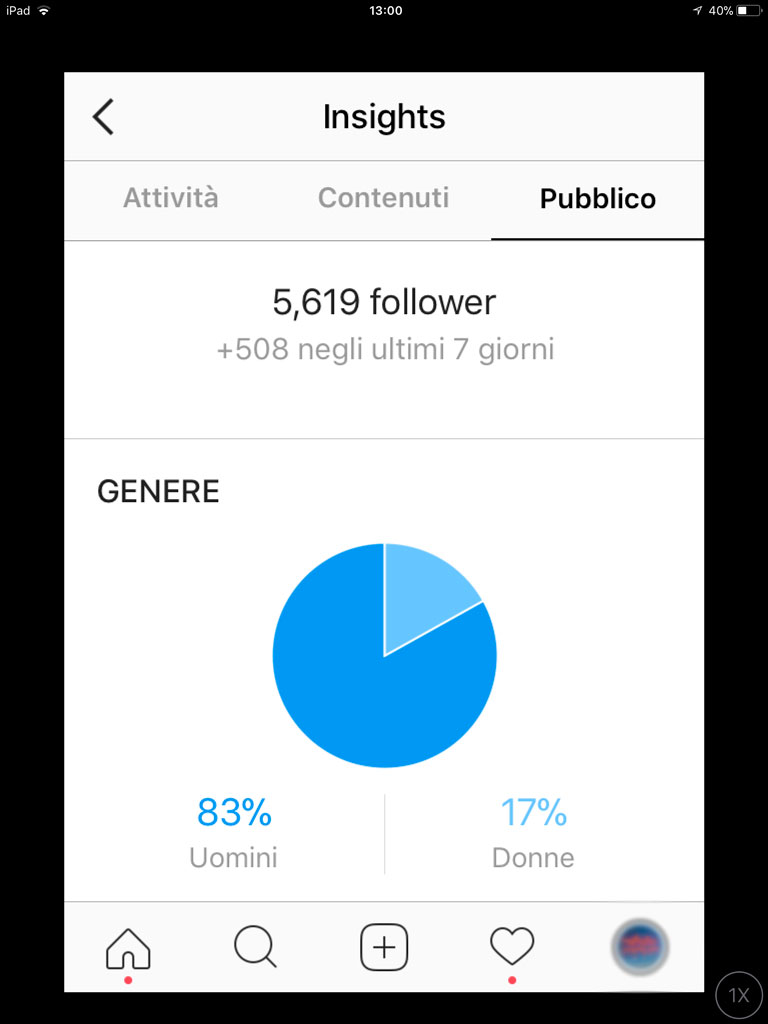 Statistiche InstaZood