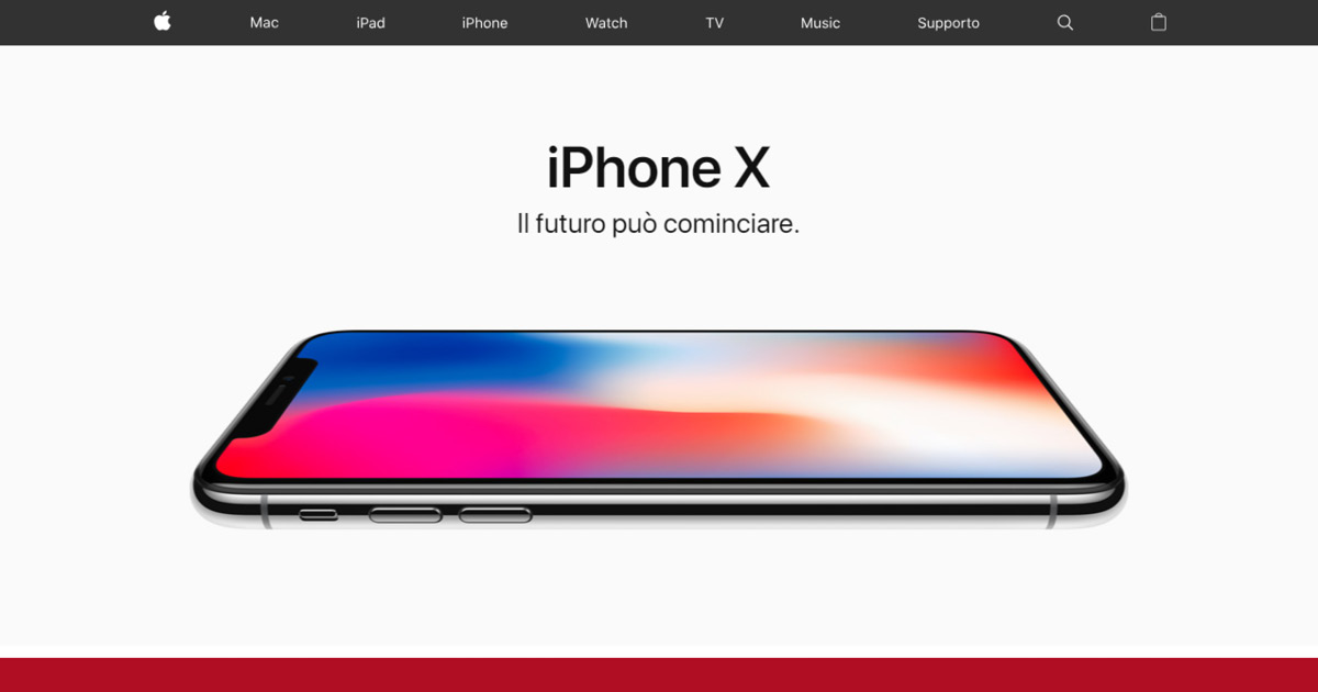 Homepage Apple