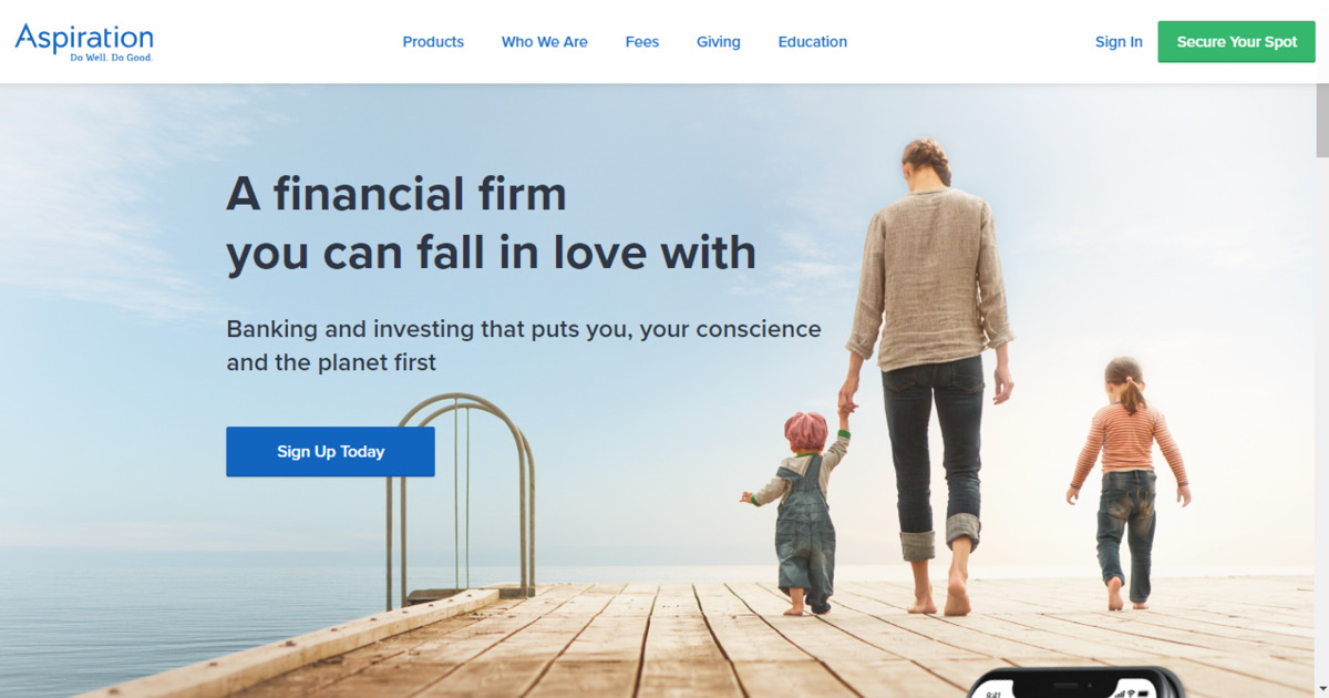 Homepage Aspiration