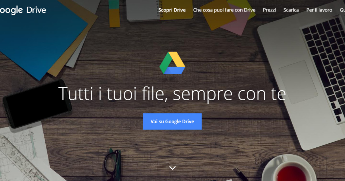 Homepage Google Drive