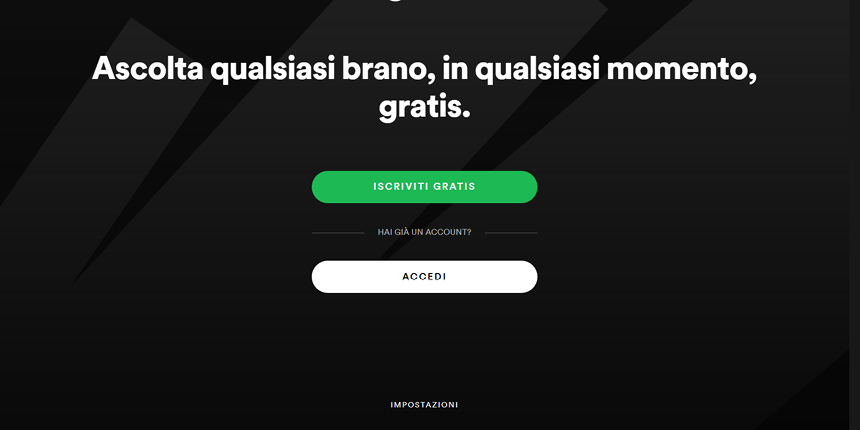 la pubblicità su Spotify